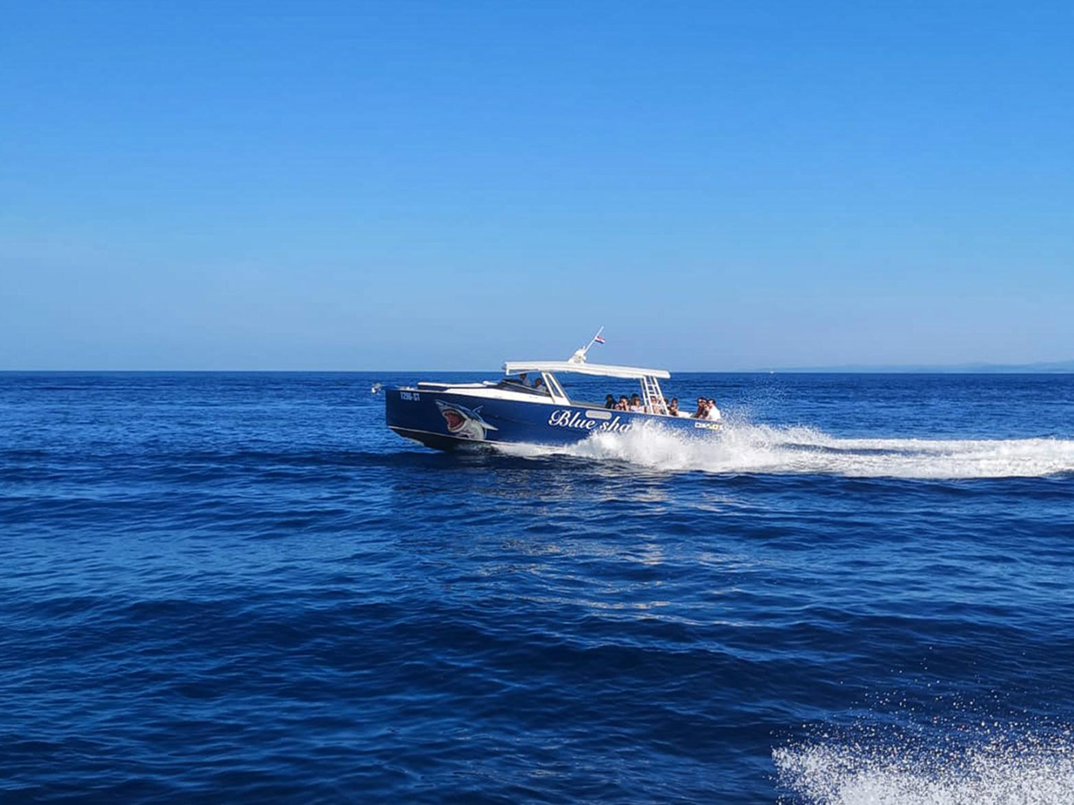 Blue Shark panoramic boat tour to island of Šolta