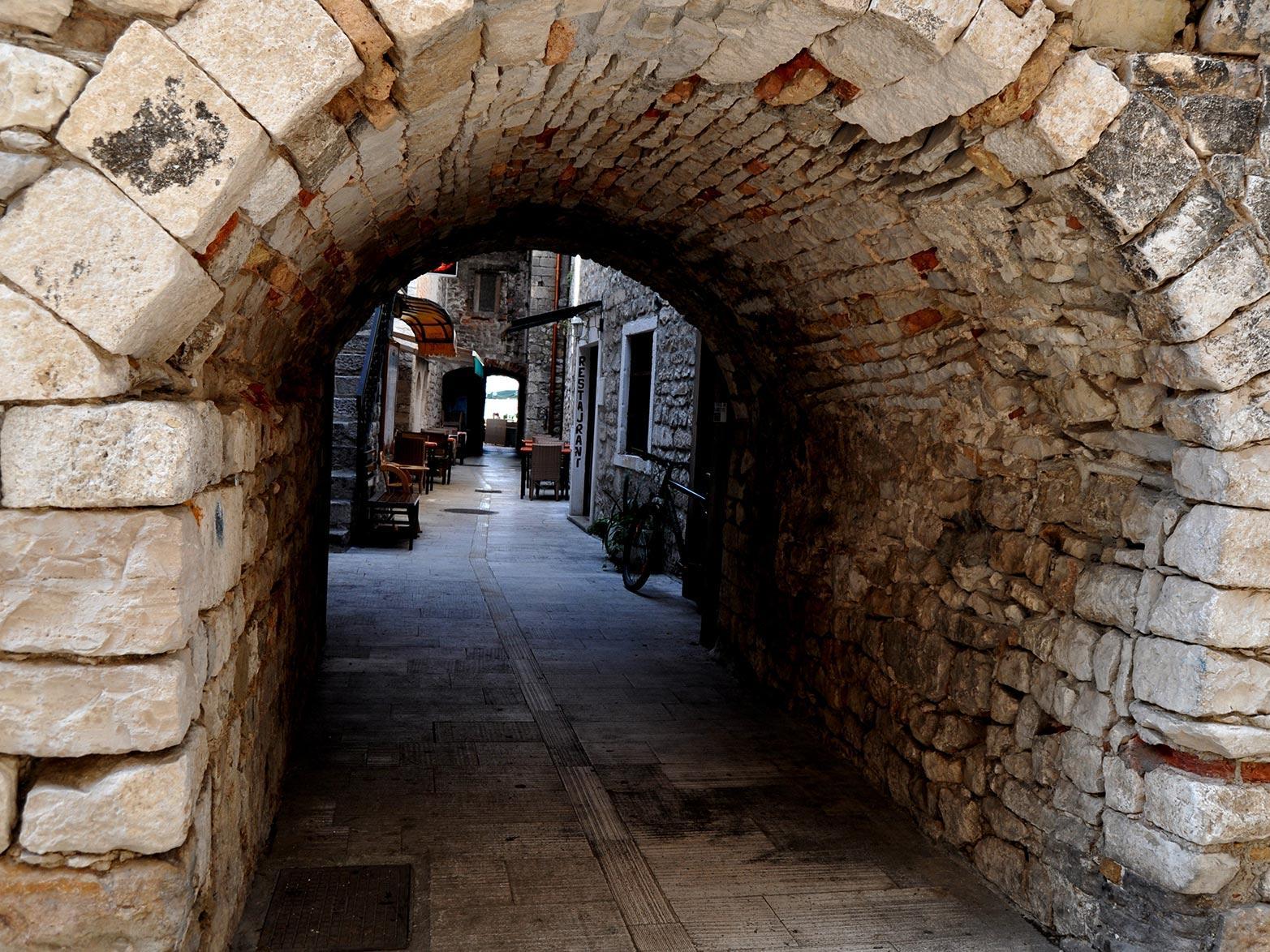 The characteristic Mediterranean architecture of Trogir