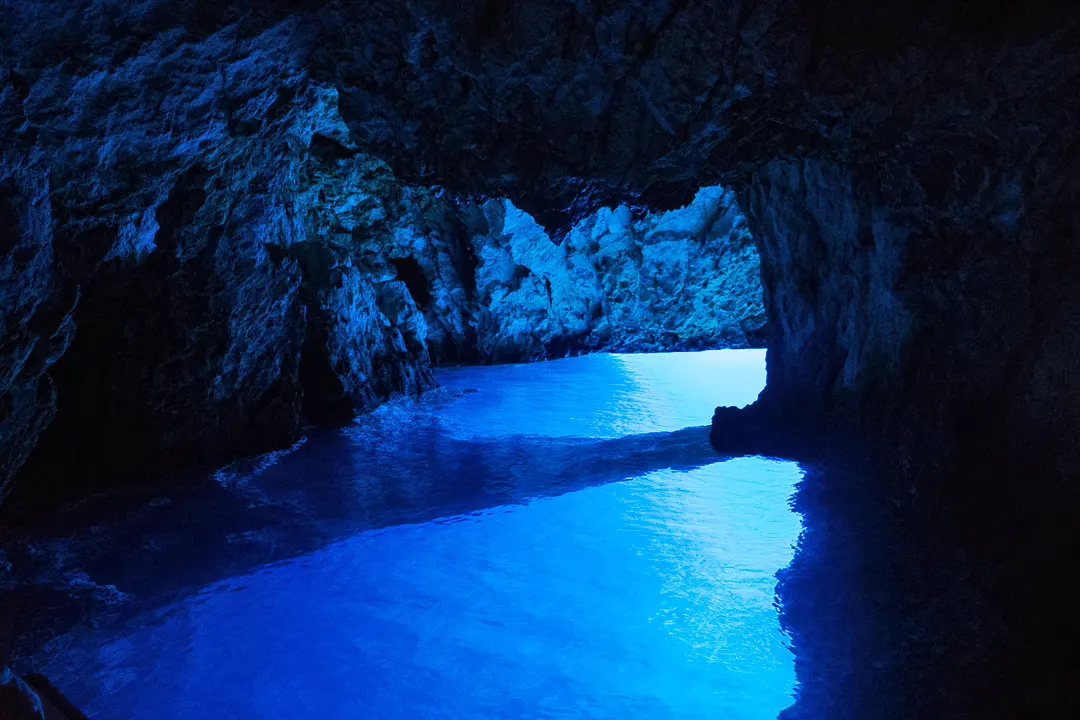 Blue Grotto Bisevo Island Croatia