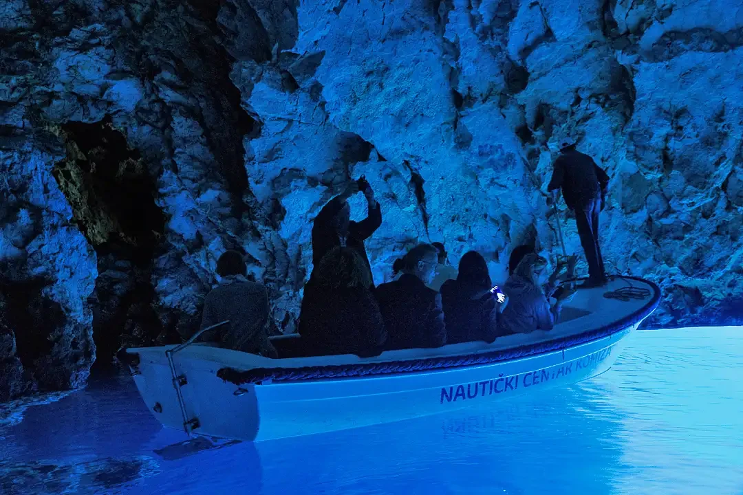 Blue Cave, the gleaming blue jewel in Bisevo's crown