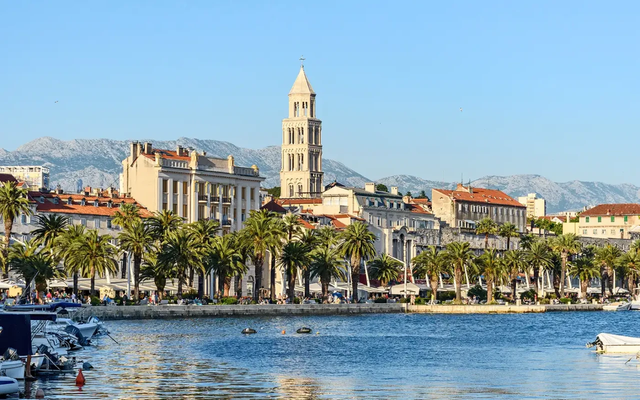 Riva waterfront is the departure point for each speedboat tour from Split.