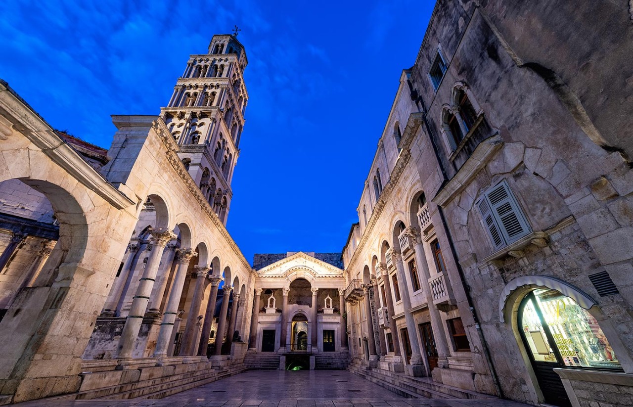 Diocletian's palace, town of Split