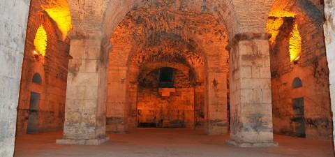Basement  Halls of Diocletian’s palace
