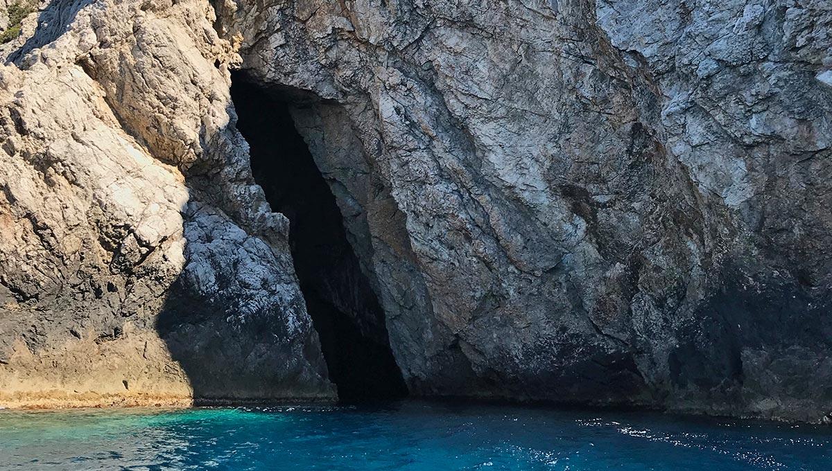 The Monk Seal Cave is also protected Dalmatian natural beauty