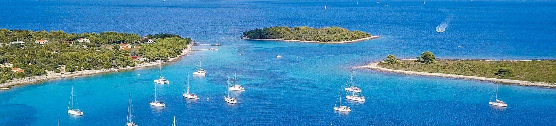 Blue Lagoon of island Drvenik